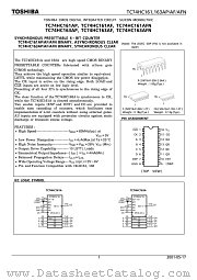 TC74HC161 datasheet pdf TOSHIBA