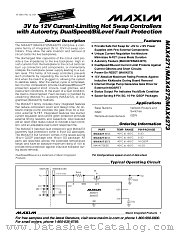 MAX4272ESA datasheet pdf MAXIM - Dallas Semiconductor