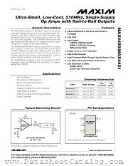 MAX4450EUK-T datasheet pdf MAXIM - Dallas Semiconductor