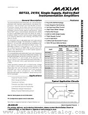 MAX4460-MAX4462 datasheet pdf MAXIM - Dallas Semiconductor