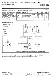 BUK445-500A datasheet pdf Philips