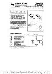 MTH40N06 datasheet pdf ST Microelectronics