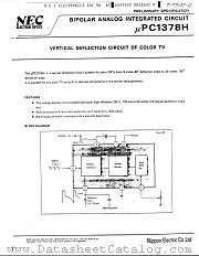 UPC1378H datasheet pdf NEC