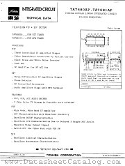TA7680AP datasheet pdf TOSHIBA
