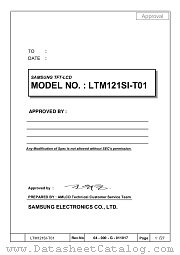 LTM121SI-T01 datasheet pdf Samsung Electronic