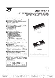 ST62T46B datasheet pdf ST Microelectronics