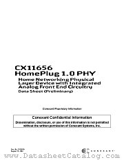 CX11656 datasheet pdf Conexant