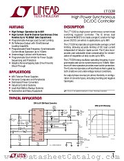 LT1339C datasheet pdf Linear Technology
