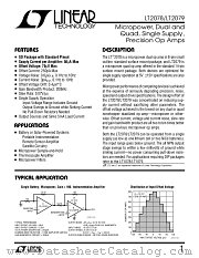 LT2078AIS8 datasheet pdf Linear Technology