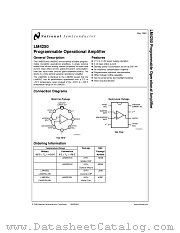LM4250H datasheet pdf National Semiconductor