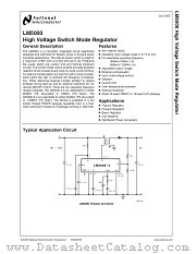 LM5000-3MTCX datasheet pdf National Semiconductor