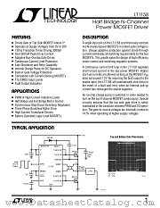 LT1158I datasheet pdf Linear Technology
