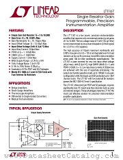 LT1167AIS8 datasheet pdf Linear Technology