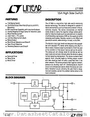 LT1188CK datasheet pdf Linear Technology