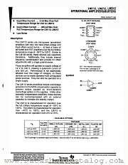 LM112D datasheet pdf Texas Instruments