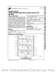LM1205N datasheet pdf National Semiconductor