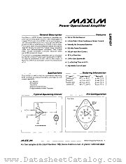 LH0101CK datasheet pdf MAXIM - Dallas Semiconductor