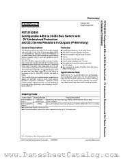 FSTU162450GX datasheet pdf Fairchild Semiconductor