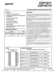 CDP1877CE datasheet pdf Intersil