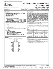 CD74HCT242 datasheet pdf Texas Instruments