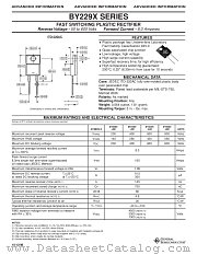 BY229X-800 datasheet pdf General Semiconductor