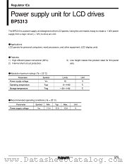 BP5313 datasheet pdf ROHM