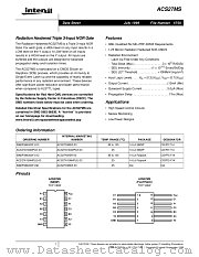 ACS27D datasheet pdf Intersil