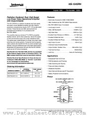 HS1B-1245RH-Q datasheet pdf Intersil