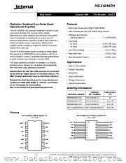 HS1-5104ARH-Q datasheet pdf Intersil