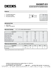 BAS85T datasheet pdf Diodes
