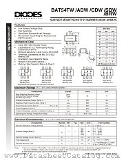 BAT54ADW-7 datasheet pdf Diodes