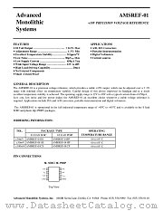 AMSREF-01HP datasheet pdf Advanced Monolithic Systems