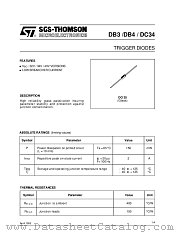 DB5 datasheet pdf ST Microelectronics