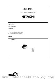3SK239A datasheet pdf Hitachi Semiconductor