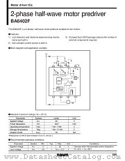 BA6402F datasheet pdf ROHM
