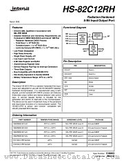 HS1-82C12RH datasheet pdf Intersil