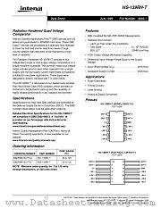 HS-139RH-T datasheet pdf Intersil