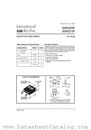 50WQ09F datasheet pdf International Rectifier