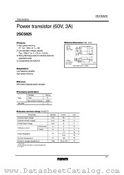 2SC5825 datasheet pdf ROHM