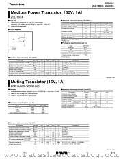 2SD1865 datasheet pdf ROHM