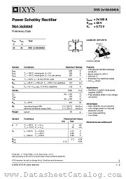 DSS2X160-0045A datasheet pdf IXYS Corporation