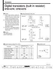 DTB143TK datasheet pdf ROHM