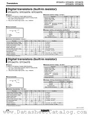 DTC323TU datasheet pdf ROHM