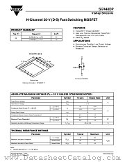SI7448DP-T1 datasheet pdf Vishay