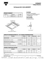 SI7892DP-T1 datasheet pdf Vishay
