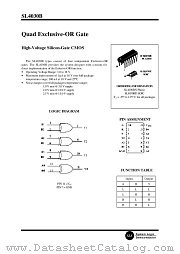 SL4030B datasheet pdf System Logic Semiconductor
