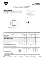 SI4405DY-T1 datasheet pdf Vishay