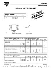 SI4486EY-T1 datasheet pdf Vishay