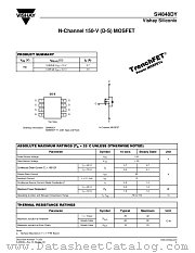 SI4848DY-T1 datasheet pdf Vishay