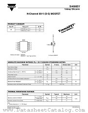 SI4896DY-T1 datasheet pdf Vishay